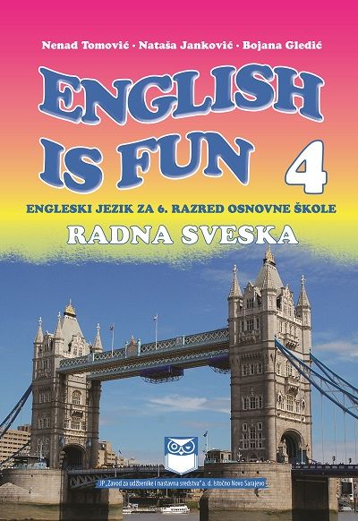 Радна свеска  - ENGLISH IS FUN 4 – Енглески језик за 6. разред основне школе