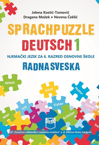 SPRACHPUZZLE DEUTSCH 1 – Радна свеска за њемачки језик за 6. разред основне школе