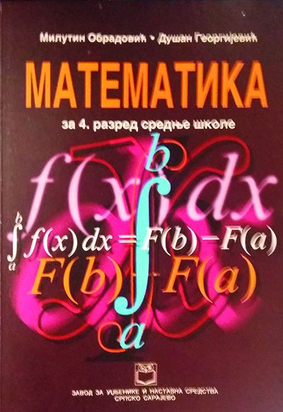 Matematika sa zbirkom zadataka za 4. razred srednje škole