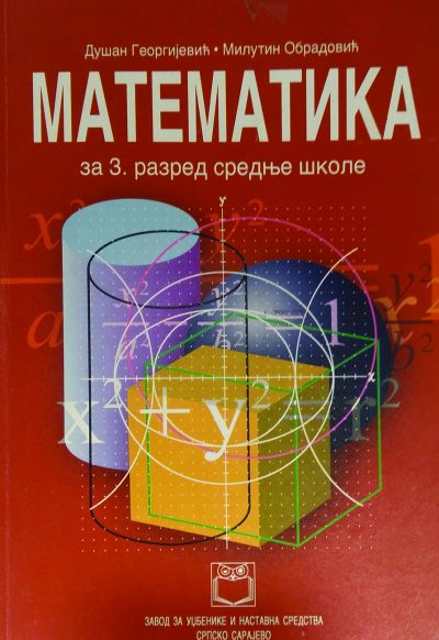 Matematika za 3. razred srednje škole (programi za 3 i 4 časa nastave matematike nedjeljno)